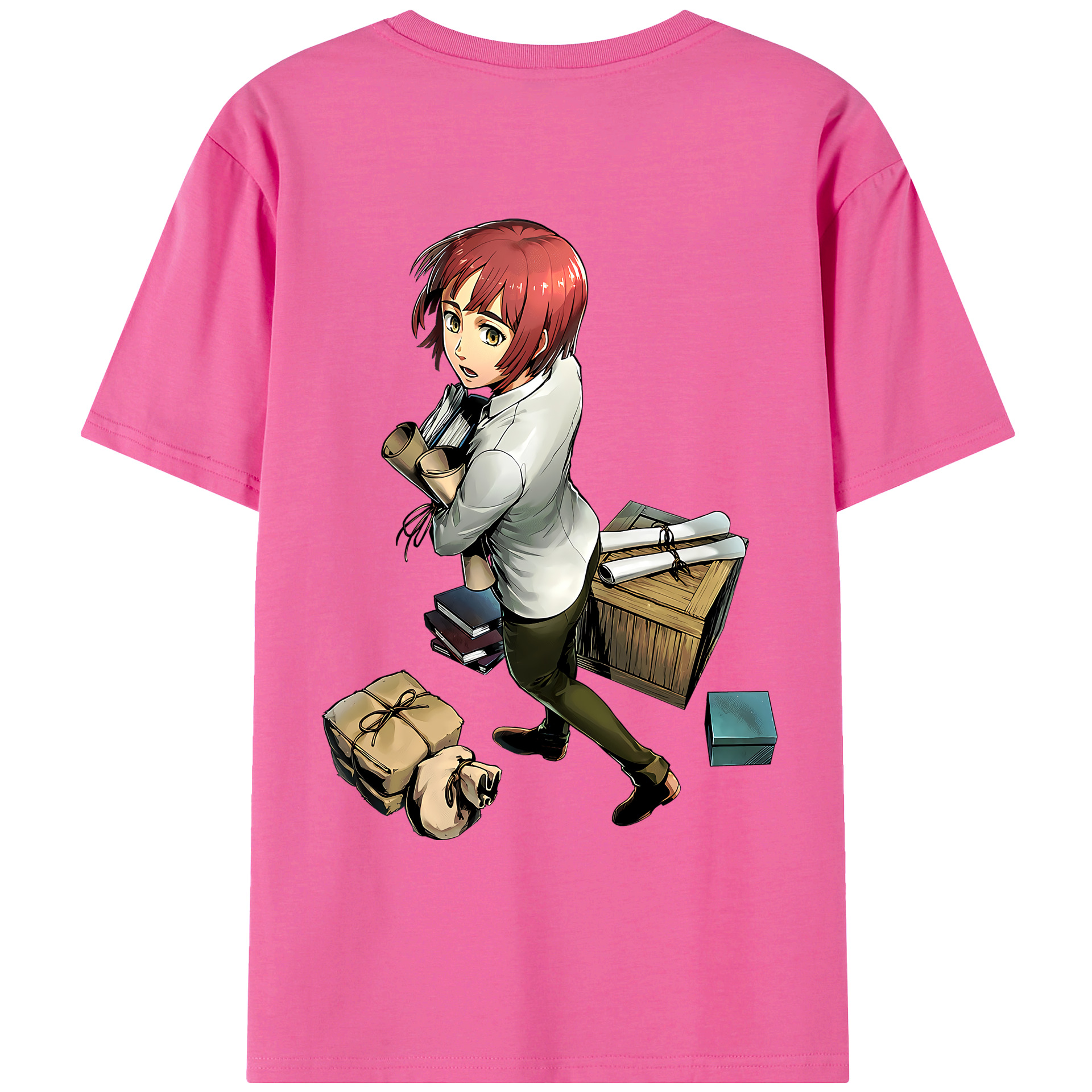 （画像用） 進撃の巨人 Attack on Titan レディース半袖Tシャツ(バックプリント)
